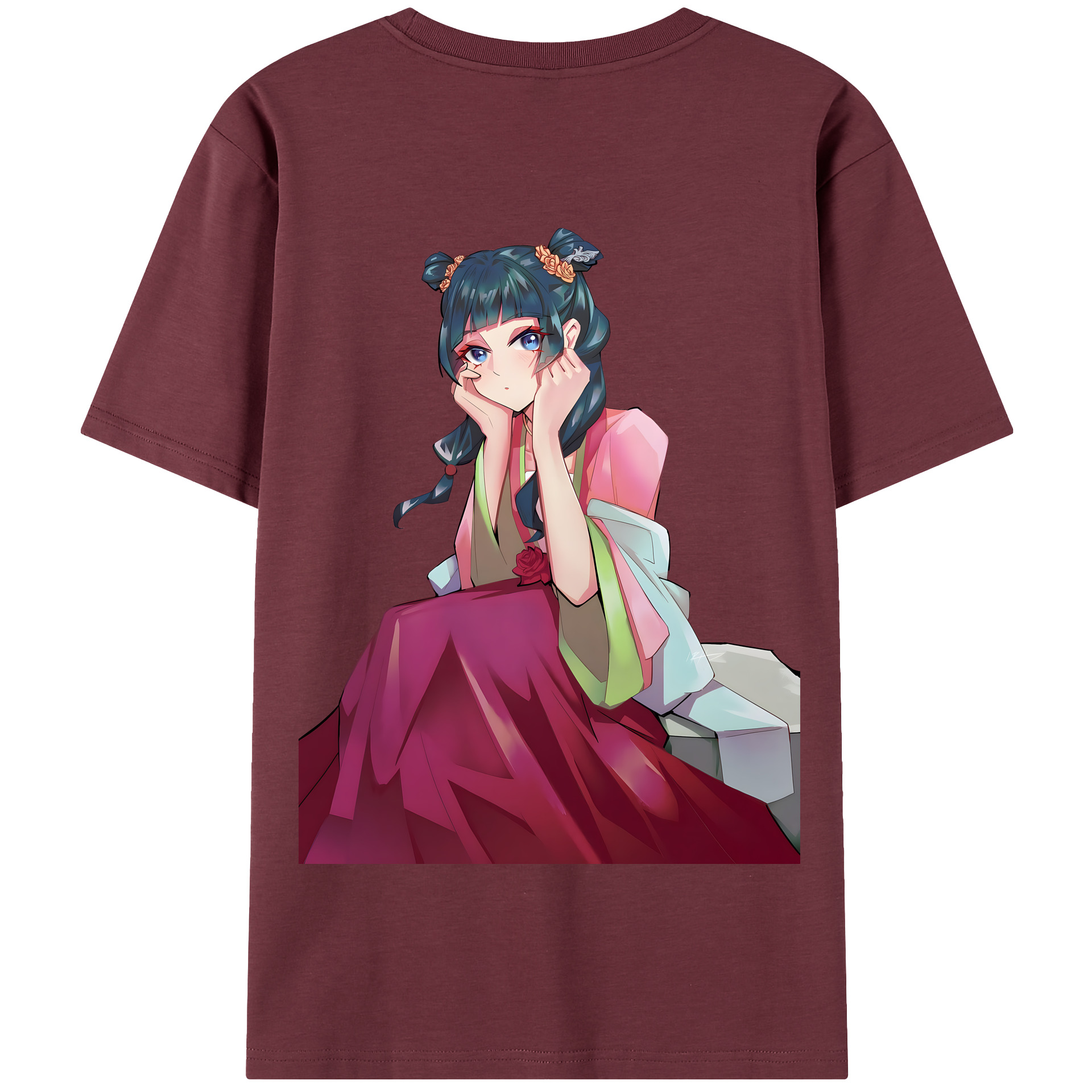 （画像用） 薬屋のひとりごと The Apothecary Diaries 綿100％半袖Tシャツ（背面プリント）